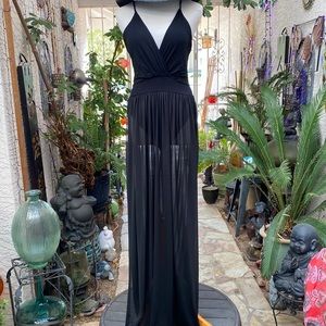 ▪️🖤▪️STUNNING BLACK NAUGHY NIGHTY CRISSCROSS LOW BACK DRESS▪️▪️